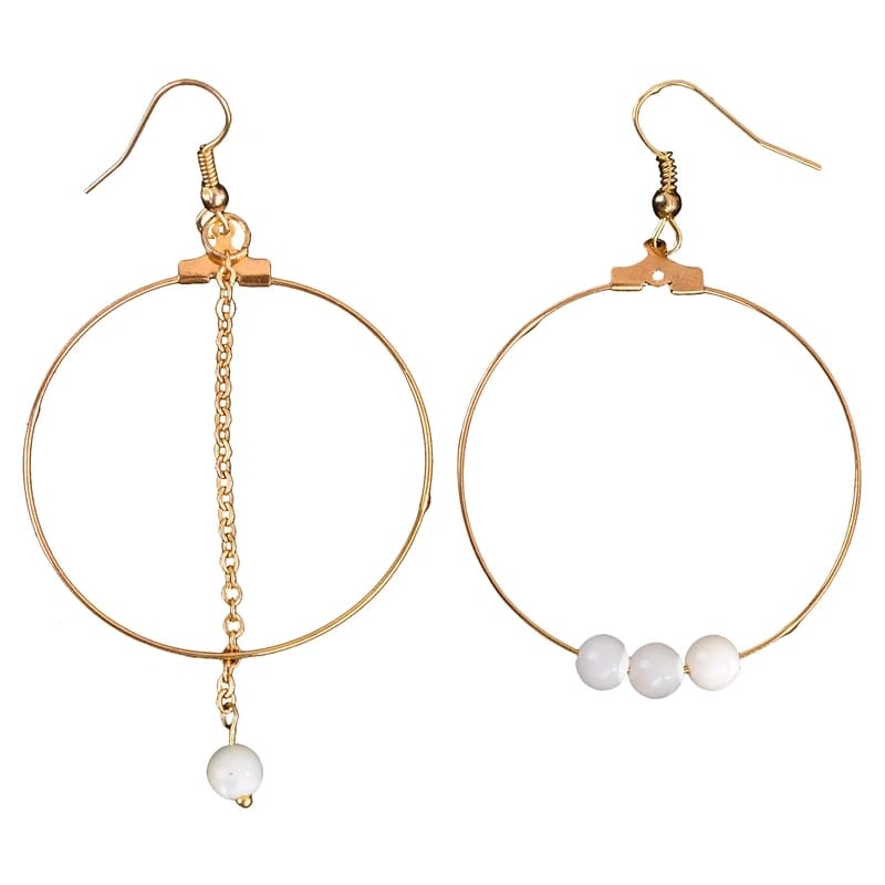 گوشواره زنانه حلقه مروارید